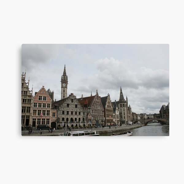 The Graslei, Ghent Canvas Print