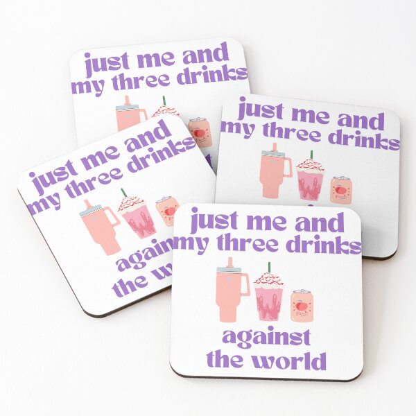 Item preview, Just Me & My 3 Drinks (Version Two) designed and sold by Wonderfully Chaotic.