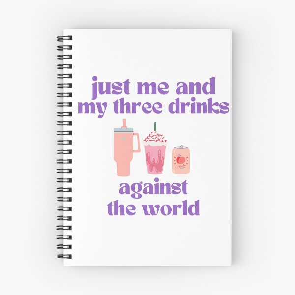 Item preview, Just Me & My 3 Drinks (Version Two) designed and sold by Wonderfully Chaotic.