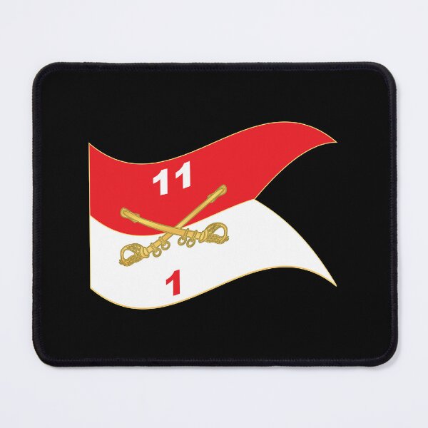 Item preview, 1st Squadron, 11th Armored Cavalry Regiment - Guidon - Waving designed and sold by Military Insignia Products.