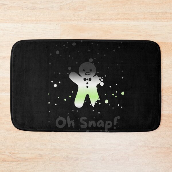Item preview, Agender Flag Oh Snap Gingerbread person with broken limbs Graphic, Christmas t-shirts, Funny Elf Tees, Funny Xmas t-shirts, broken gingerbread person designed and sold by PrideBeProud.