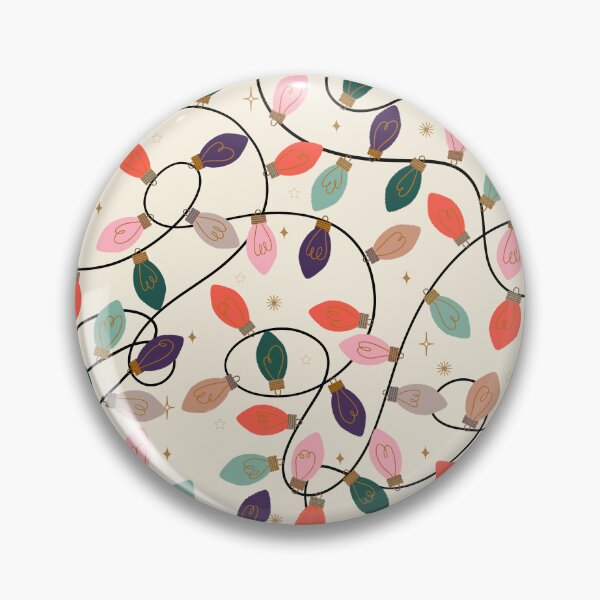 Item preview, Whimsical Festive String Lights Seamless Pattern designed and sold by AKart19.