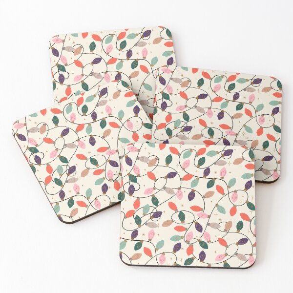 Item preview, Whimsical Festive String Lights Seamless Pattern designed and sold by AKart19.
