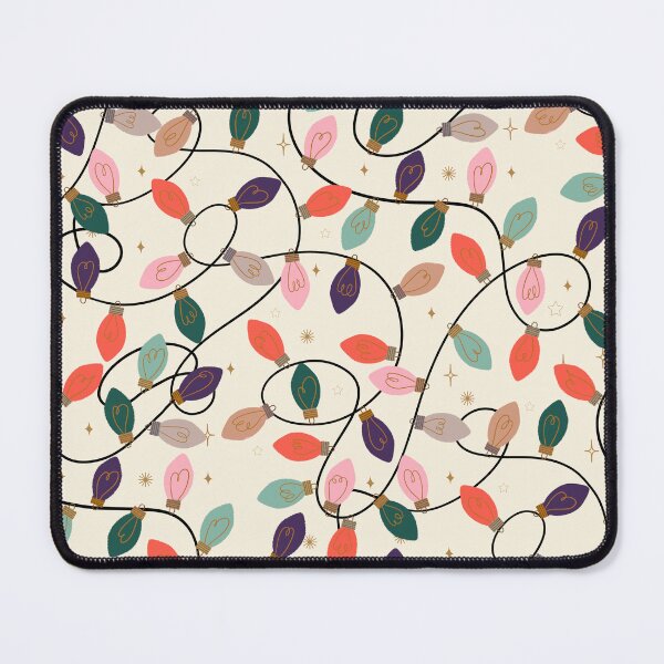 Item preview, Whimsical Festive String Lights Seamless Pattern designed and sold by AKart19.