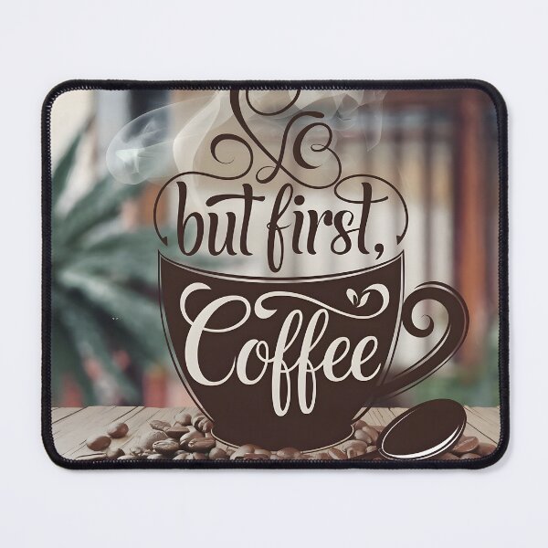 Item preview, But First, Coffee designed and sold by Allegria-Oschen.