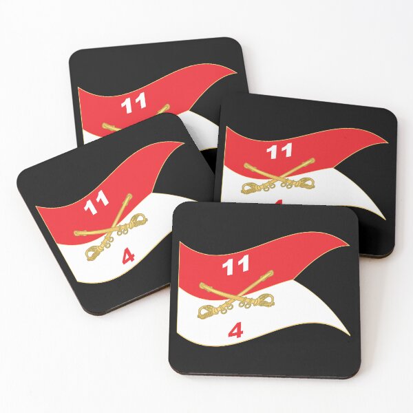 Item preview, 4th Squadron, 11th Armored Cavalry Regiment - Guidon - Waving designed and sold by Military Insignia Products.