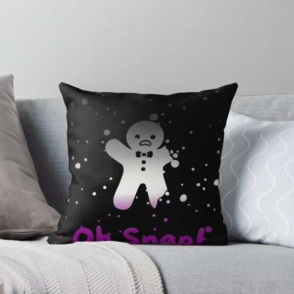 Item preview, Asexual Flag Oh Snap Gingerbread person with broken limbs Graphic, Christmas t-shirts, Funny Elf Tees, Funny Xmas t-shirts, broken gingerbread person designed and sold by PrideBeProud.