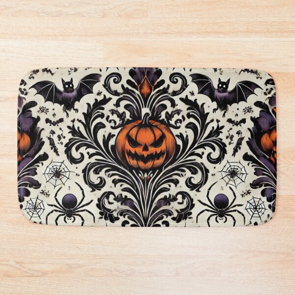 Item preview, Halloween Damask Pumpkins, Spiders & Bats  designed and sold by DesignsByPrnces.