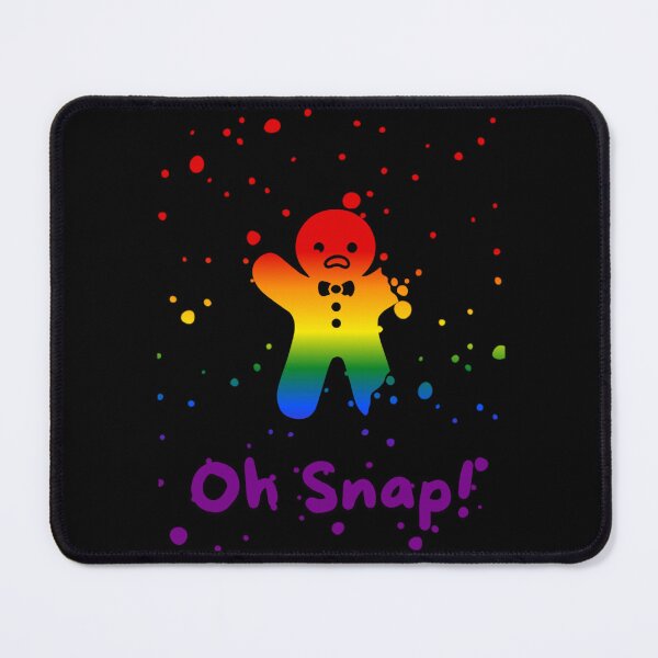 Item preview, Classic Flag Oh Snap Gingerbread person with broken limbs Graphic, Christmas t-shirts, Funny Elf Tees, Funny Xmas t-shirts, broken gingerbread person designed and sold by PrideBeProud.