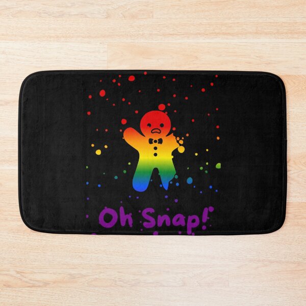 Item preview, Classic Flag Oh Snap Gingerbread person with broken limbs Graphic, Christmas t-shirts, Funny Elf Tees, Funny Xmas t-shirts, broken gingerbread person designed and sold by PrideBeProud.