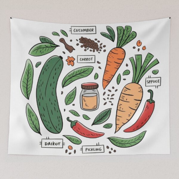 Item preview, Vibrant Veggies for Pickle Lovers designed and sold by XquisiteFashion.