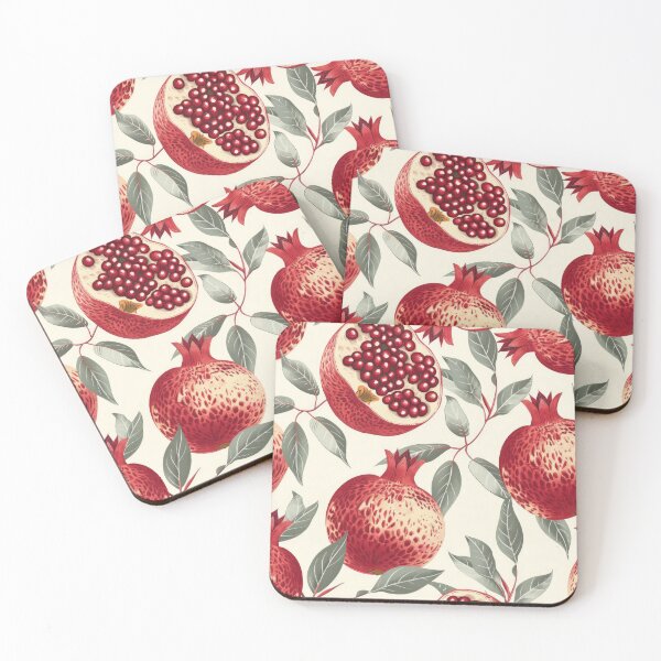 Item preview, Pomegranate and Leaves Pattern designed and sold by TojoStudios.