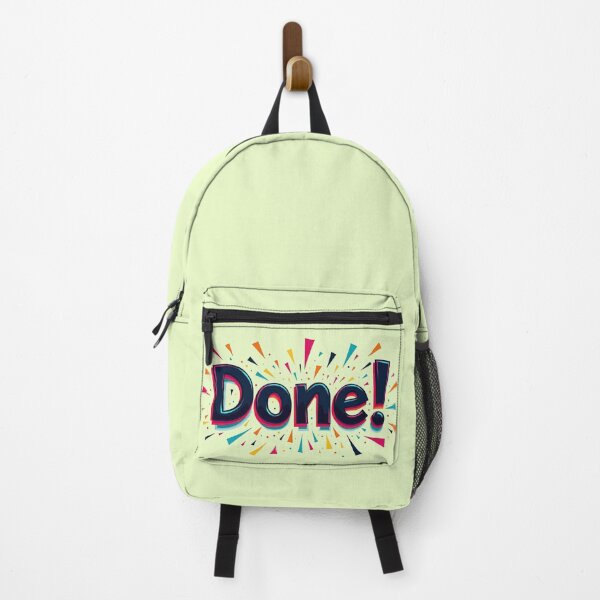 Item preview, Energetic "Done!" Typography Design – Bold, Vibrant, and Playful Completion designed and sold by lamp148.