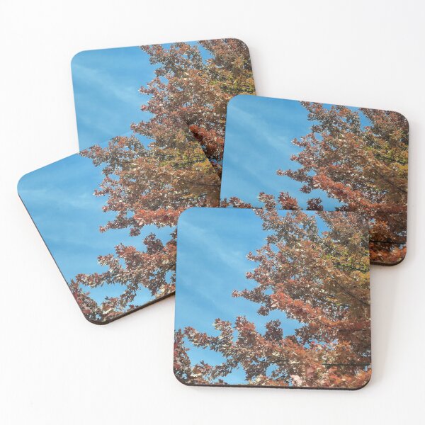 Item preview, Tree in Late Fall, Red and Green designed and sold by Quincy-Hedgehog.