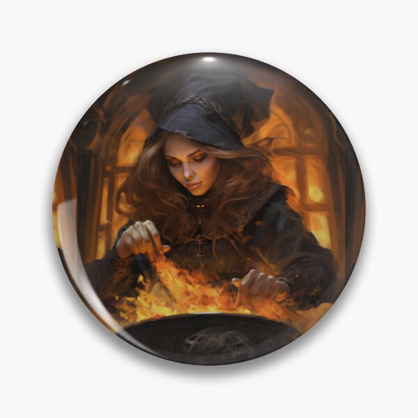 Item preview, Witch portraits in gothic style with magical elements designed and sold by Piotrek0001.
