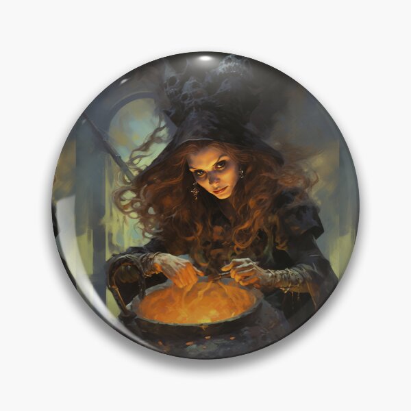 Item preview, Witch portraits in gothic style with magical elements designed and sold by Piotrek0001.