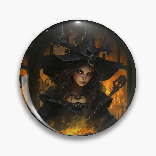 Item preview, Witch portraits in gothic style with magical elements designed and sold by Piotrek0001.