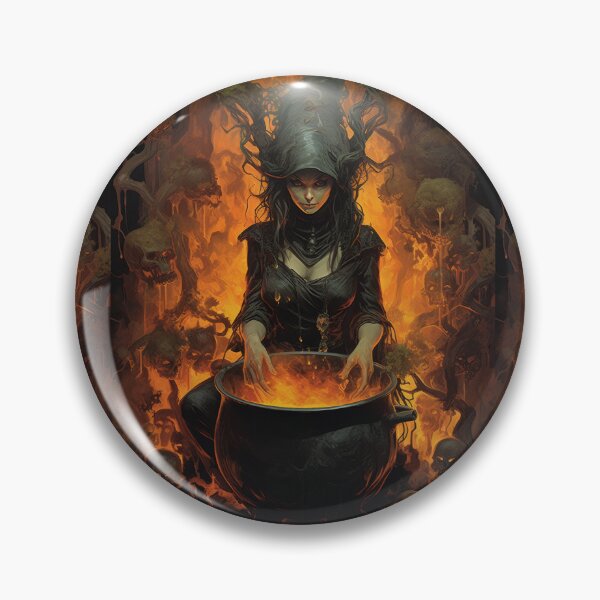 Item preview, Witch portraits in gothic style with magical elements designed and sold by Piotrek0001.