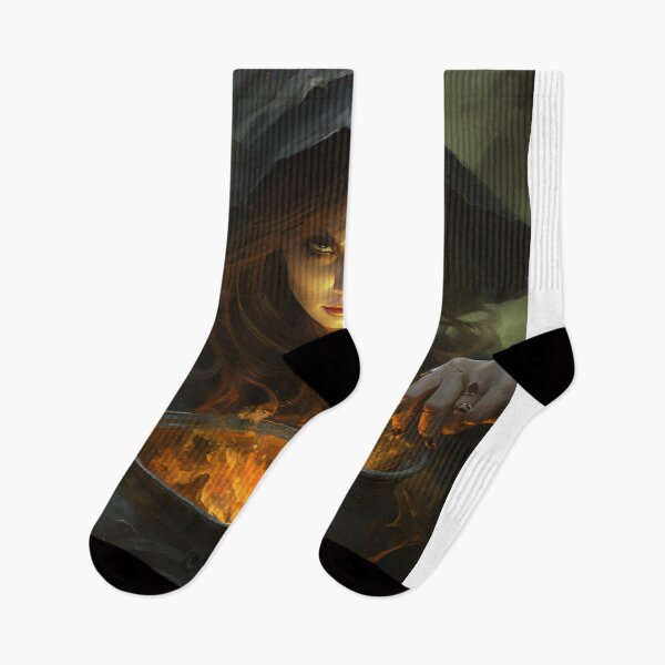 Item preview, Witch portraits in gothic style with magical elements designed and sold by Piotrek0001.