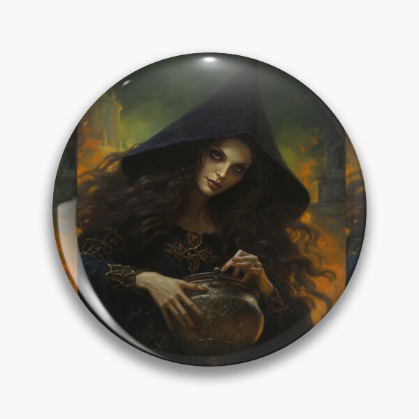 Item preview, Witch portraits in gothic style with magical elements designed and sold by Piotrek0001.