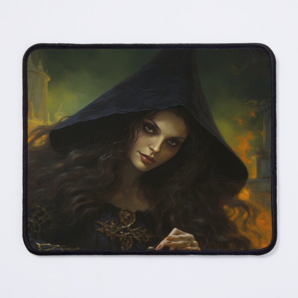 Item preview, Witch portraits in gothic style with magical elements designed and sold by Piotrek0001.