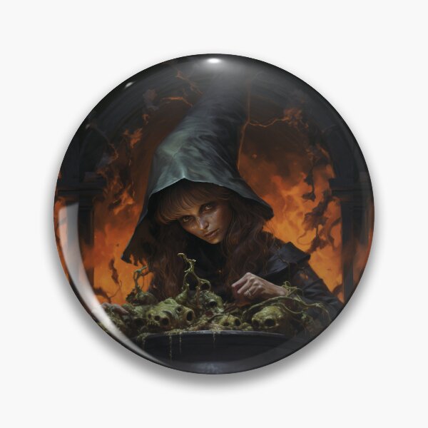 Item preview, Witch portraits in gothic style with magical elements designed and sold by Piotrek0001.