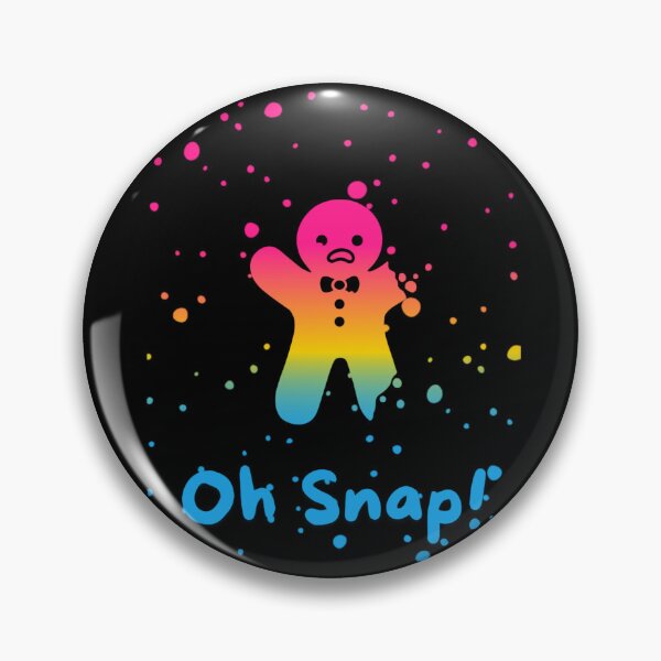 Item preview, Pansexual Flag Oh Snap Gingerbread person with broken limbs Graphic, Christmas t-shirts, Funny Elf Tees, Funny Xmas t-shirts, broken gingerbread person designed and sold by PrideBeProud.