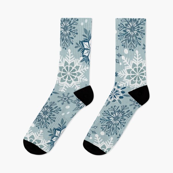 Item preview, Intricate Blue Snowflakes Pattern Holiday Winter Design Art  designed and sold by Rostislav Bouda.