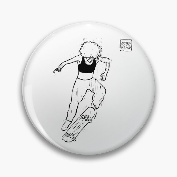Item preview, Skate girl printmaking designed and sold by LordDanix.