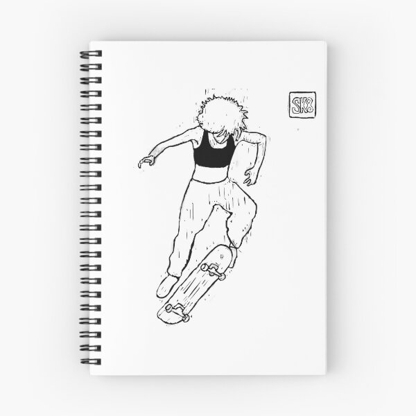 Item preview, Skate girl printmaking designed and sold by LordDanix.