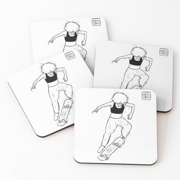 Item preview, Skate girl printmaking designed and sold by LordDanix.