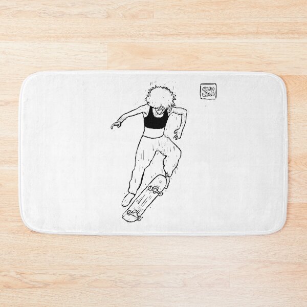 Item preview, Skate girl printmaking designed and sold by LordDanix.