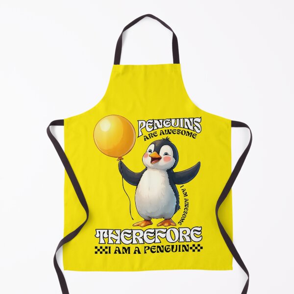 Item preview, Penguins Are Awesome, Therefore I Am a Penguin – Fun & Quirky Design designed and sold by PixelCraftBD.