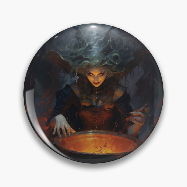 Item preview, Witch portraits in gothic style with magical elements designed and sold by Piotrek0001.