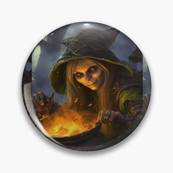 Item preview, Witch portraits in gothic style with magical elements designed and sold by Piotrek0001.
