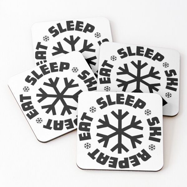 Item preview, Eat Sleep Ski Repeat designed and sold by UZRWRLD .