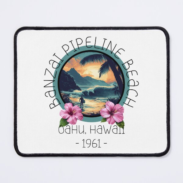 Item preview, Banzai Pipeline Beach - Oahu Hawaii (with Black Lettering) designed and sold by VelvetRoom.