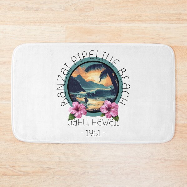 Item preview, Banzai Pipeline Beach - Oahu Hawaii (with Black Lettering) designed and sold by VelvetRoom.