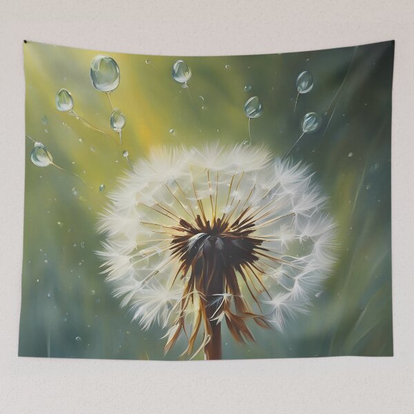 Item preview, Dandelion Playing with Rain designed and sold by CalmnessbyChoice.