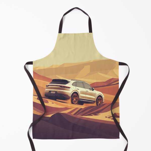 Item preview, Porsche Cayenne graphic desert travel poster designed and sold by blackdogshop.