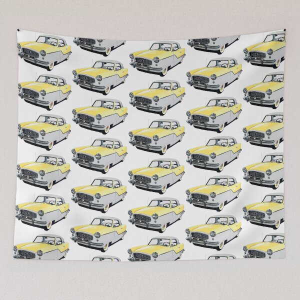 Item preview, Yellow Austin/ Nash Metropolitan car designed and sold by avenueart01.