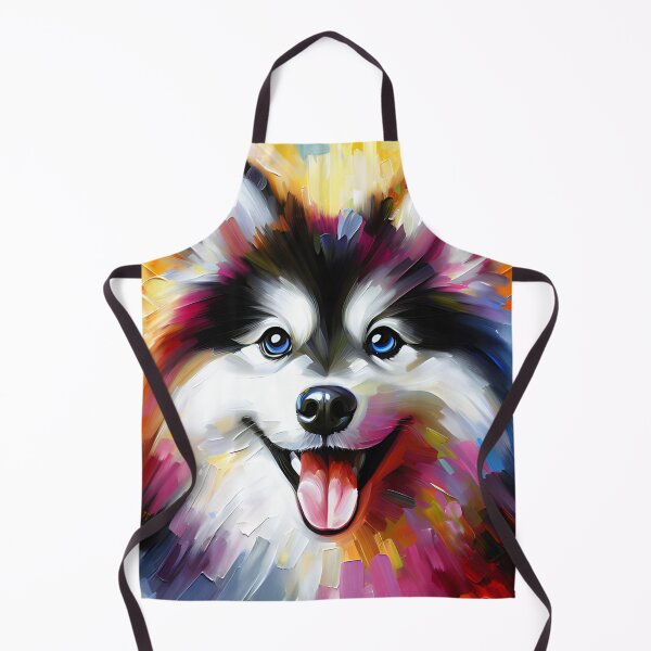 Item preview, Pomsky Dog Portrait Acrylic Art Print Pet Portrait Gifts for Dog Lovers designed and sold by Puppy Puzzles Plus.