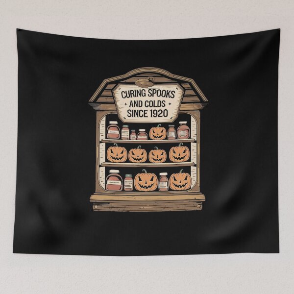 Item preview, Curing Spooks and Colds Pharmacy Halloween Funny Gifts for Pharmacists designed and sold by KedzikDesigns.