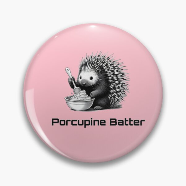 Item preview,  Porcupine Batter - pink designed and sold by Wicca and mythical creatures .