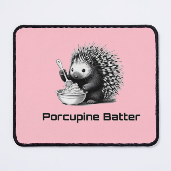 Item preview,  Porcupine Batter - pink designed and sold by Wicca and mythical creatures .