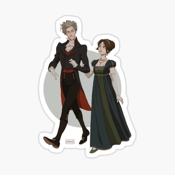 Item preview, Twelve and Clara in regency attire  designed and sold by nipuni.