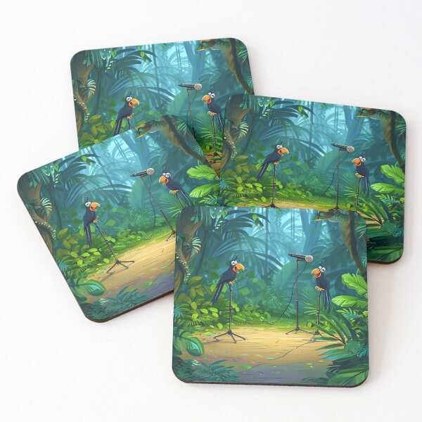 Item preview, Tropical Parrot Talk Show designed and sold by cute-animals99.
