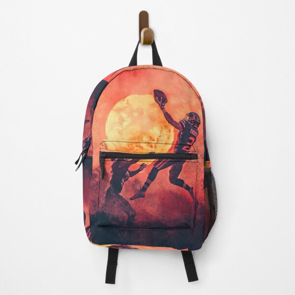 Item preview, American Football Team Going Into Tackle Sunset Gradient Patterns Active Outdoors Inspired Art designed and sold by CDC40.