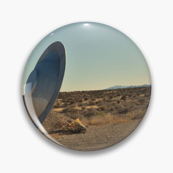 Item preview, Fallen UFO near Area 51 designed and sold by MangoSeeds.