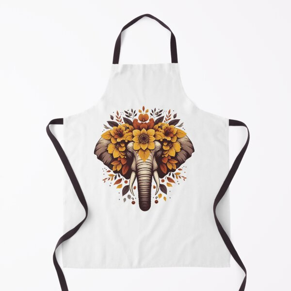 Item preview, Big and amazing floral Elephant designed and sold by Chamelart.